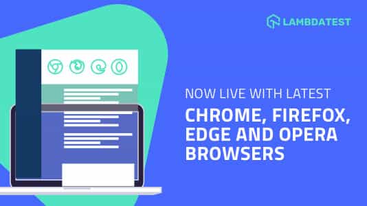 Now Live With Latest Chrome, Firefox, Edge & Opera Browsers