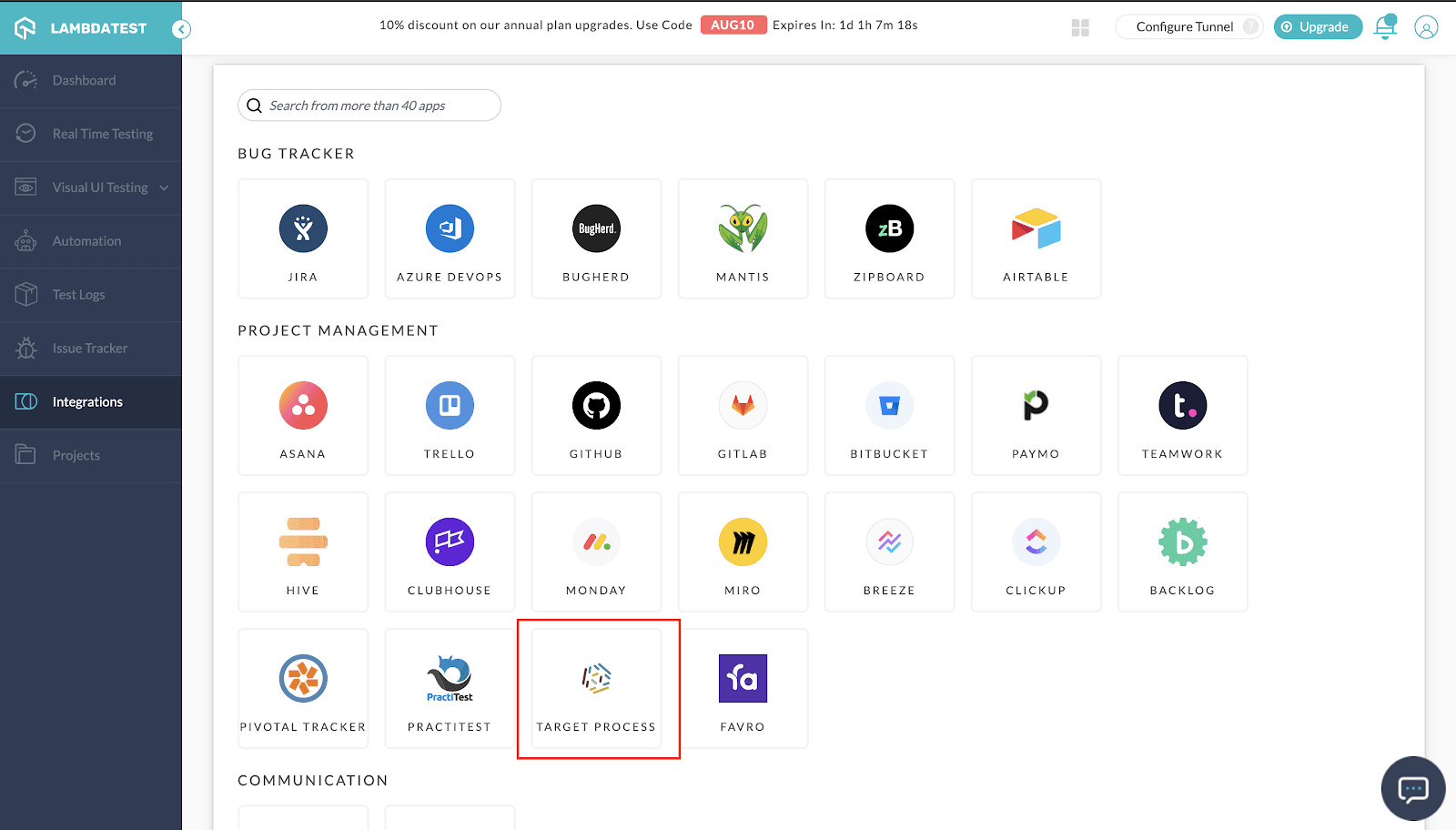 TargetProcess Integration