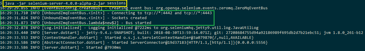 Start the Sessions Map