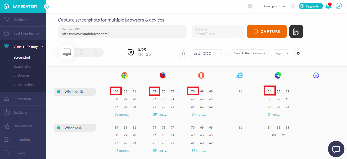 Automated Screenshot Testing