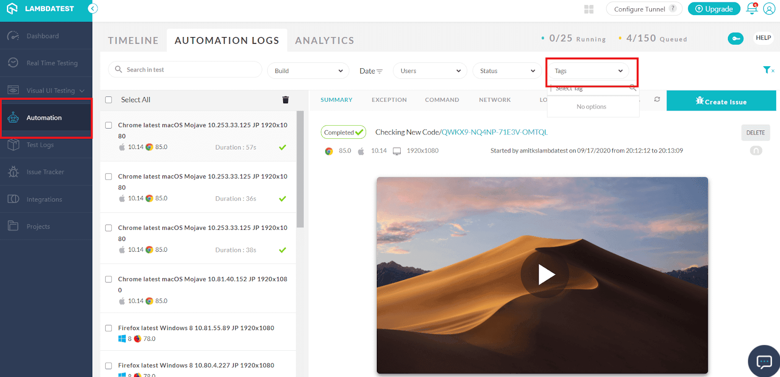 Custom Data and tags