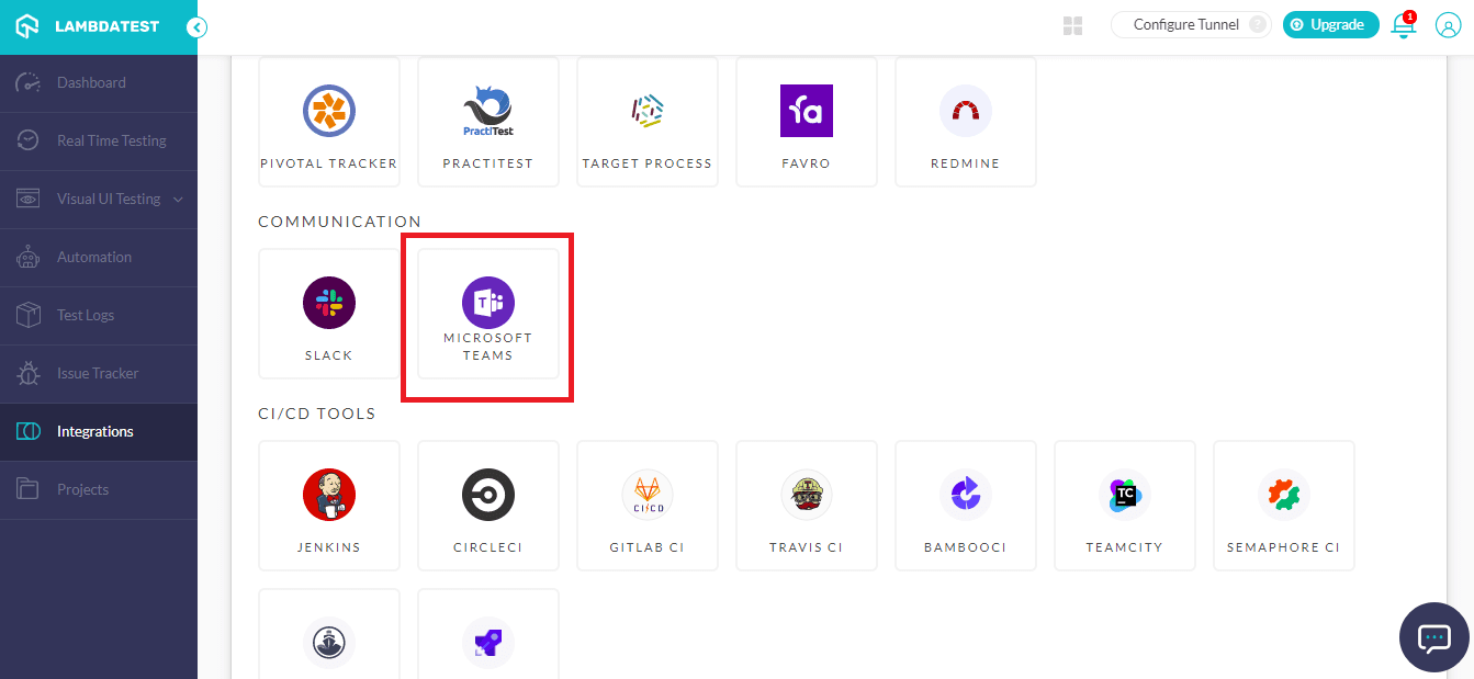 Microsoft Teams integration