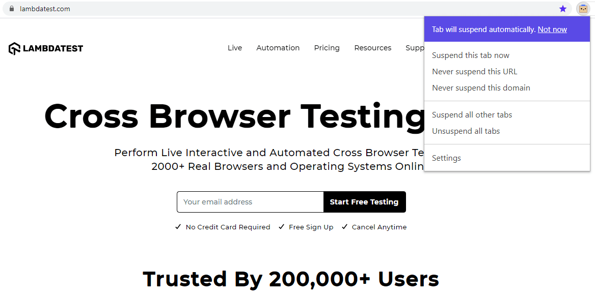 The Great Suspender The Great Suspender