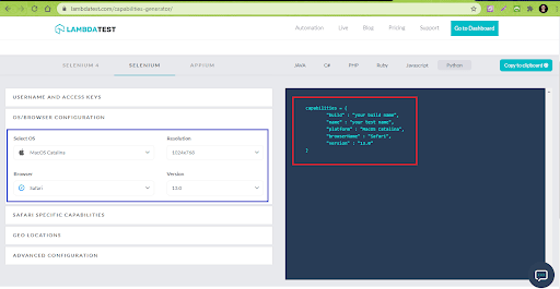 capabilities generato capabilities generato