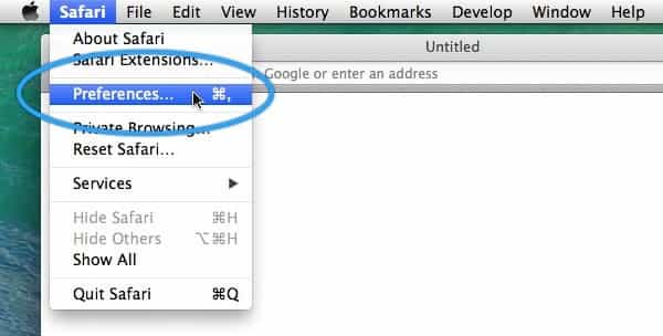 Preferences Preferences