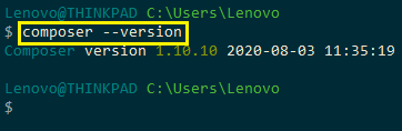Composer Version