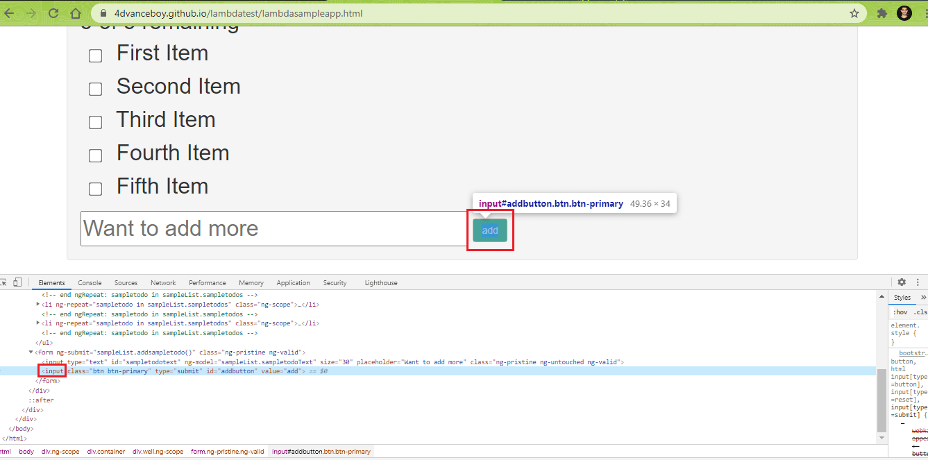 sampletodoText sampletodoText
