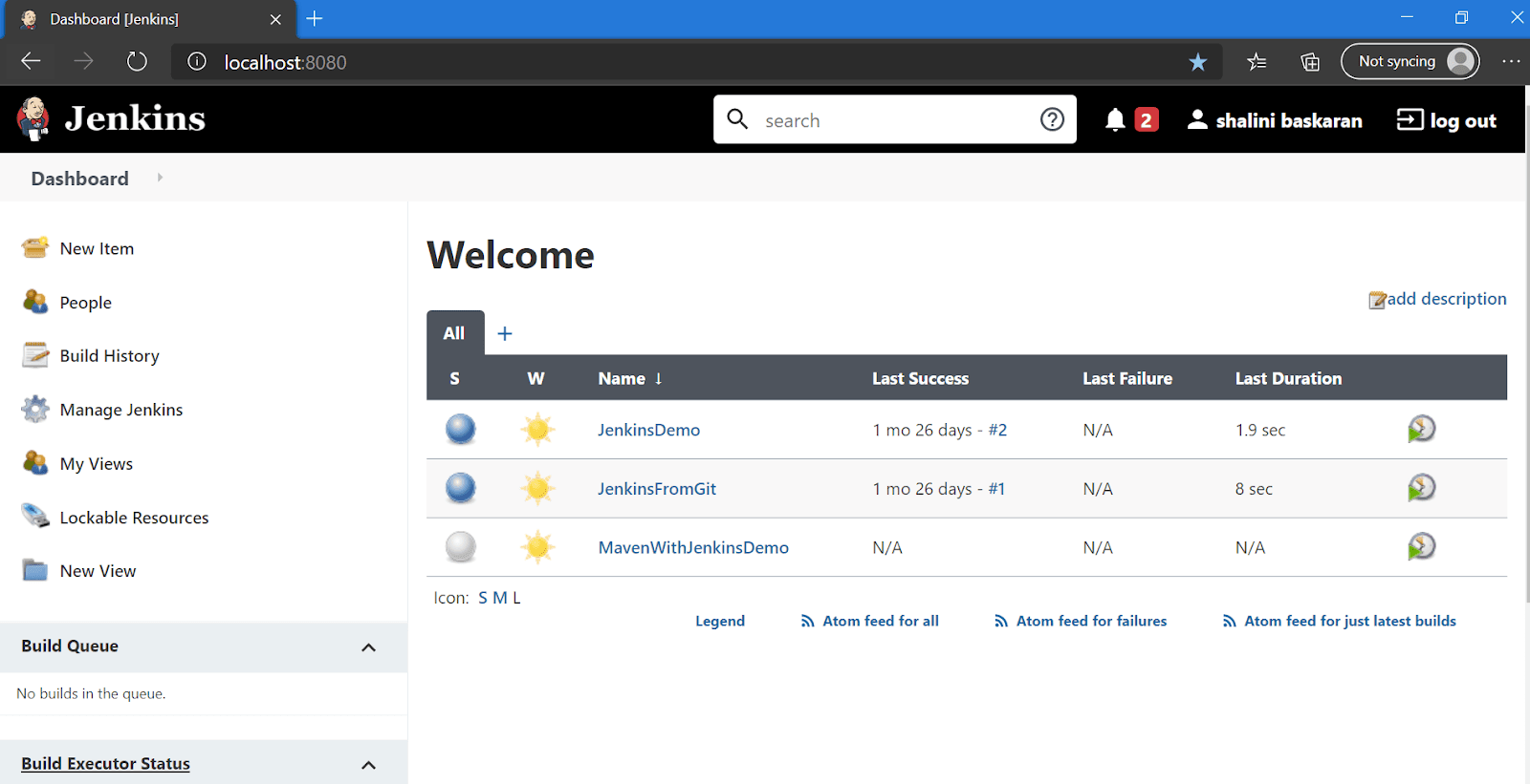 Loalhost Jenkins Loalhost Jenkins