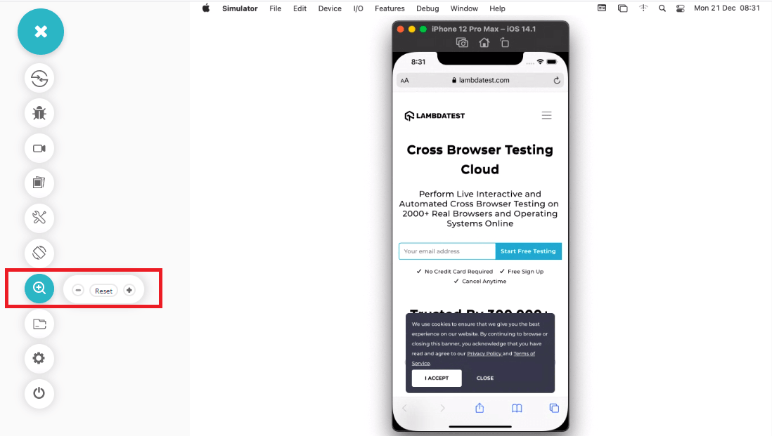 Zoom In Feature For iOS Devices Zoom In Feature For iOS Devices