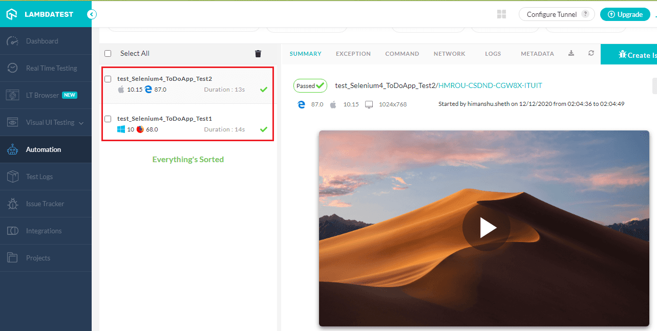 Test Automation LambdaTest Test Automation LambdaTest
