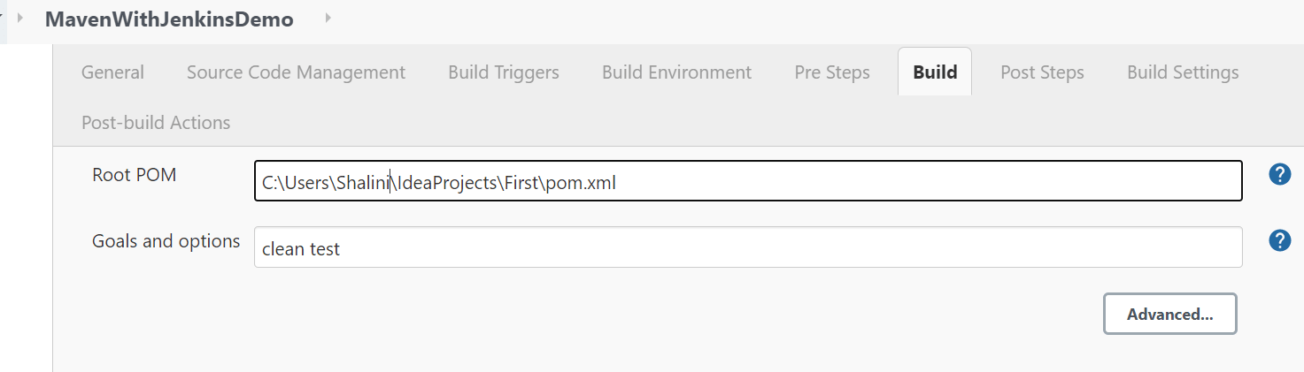 Maven With Jenkins Demo Maven With Jenkins Demo