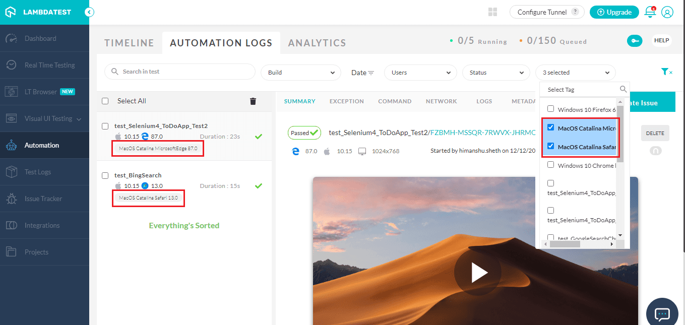 Test macOS platform Test macOS platform