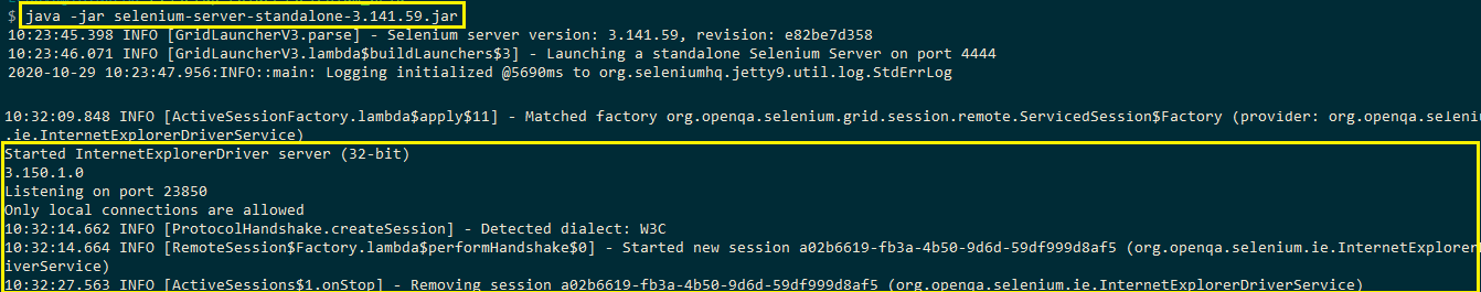 selenium-test selenium-test