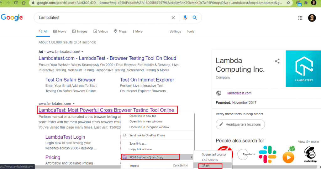 Cross Browser Testing Tool