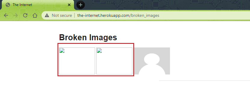 Broken Images in Web Testing Broken Images in Web Testing