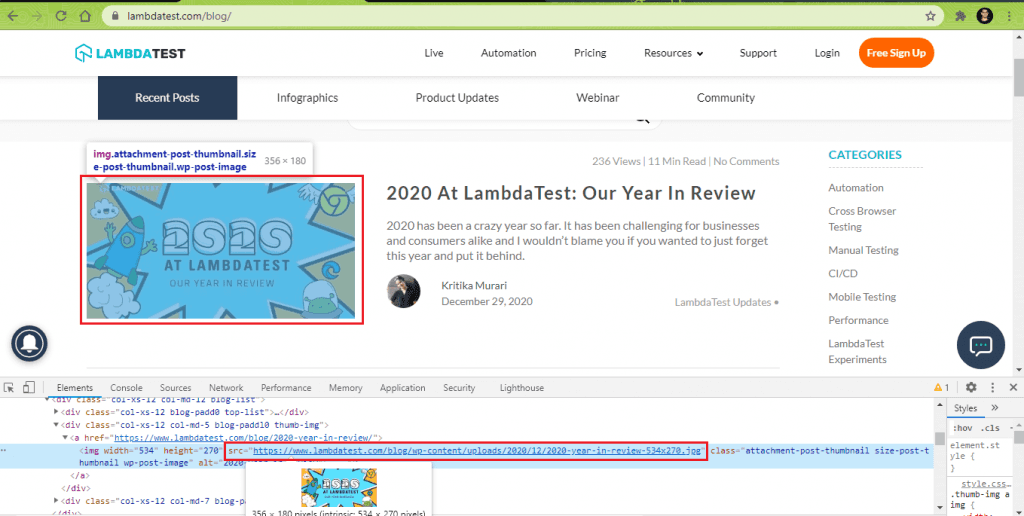 LambdaTest blog LambdaTest blog