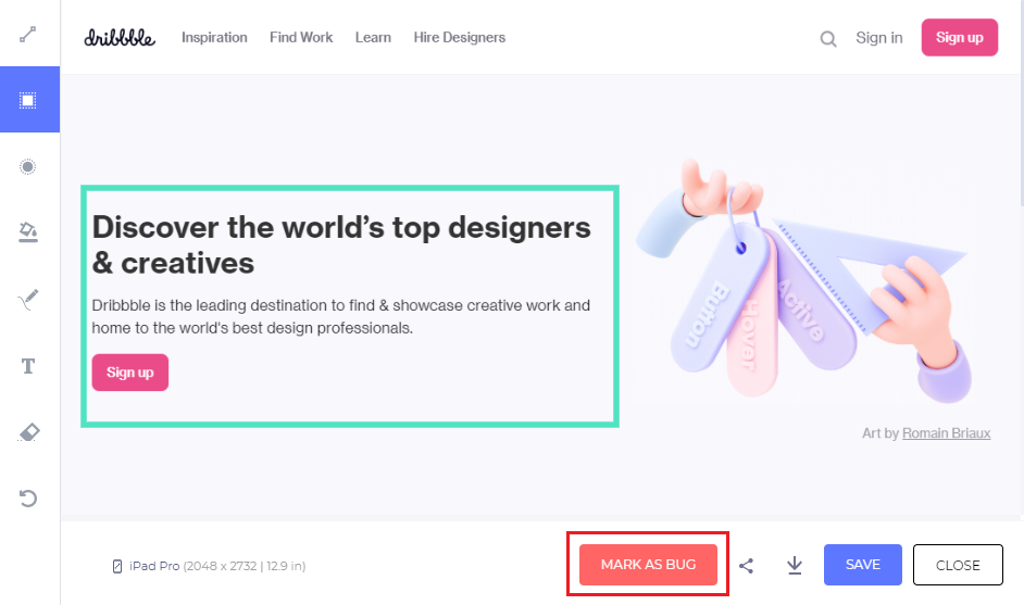 One-Click Bug Logging