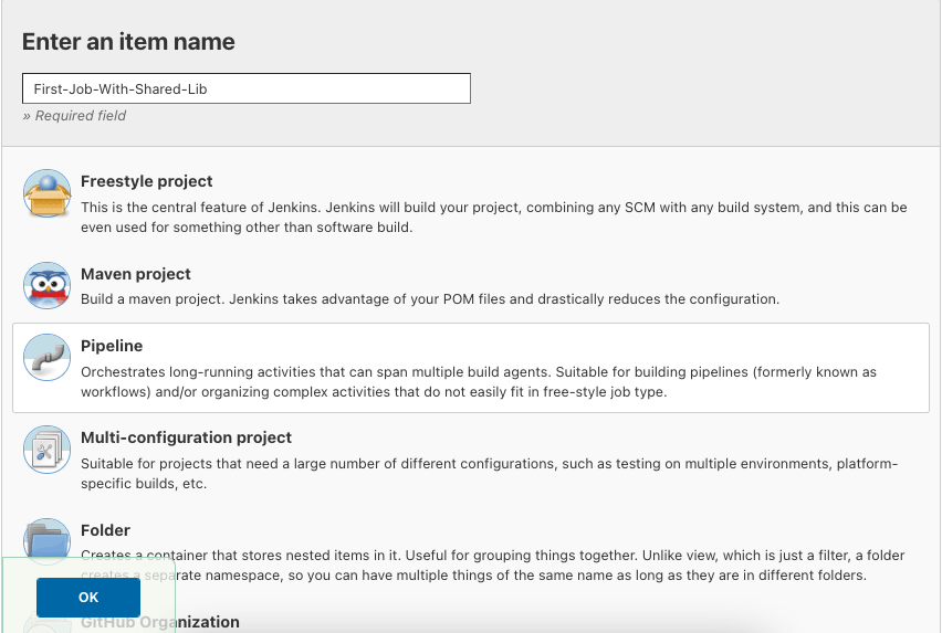 Jenkins pipeline library