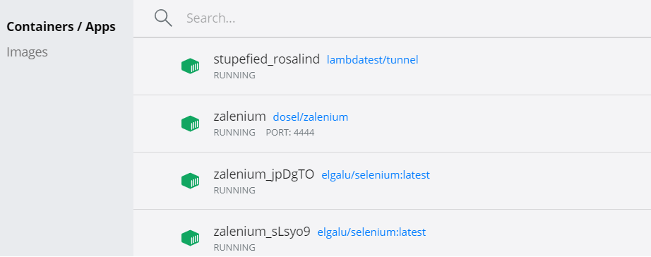 Zalenium Docker