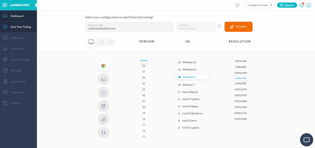 cross browser testing