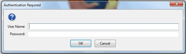 Authentication alert Authentication alert