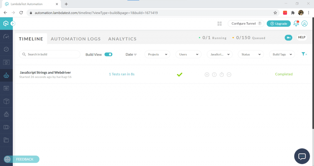 Automation Dashboard Automation Dashboard