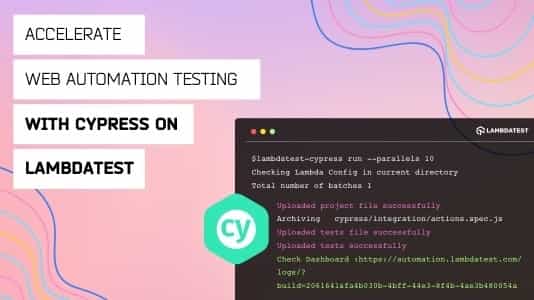Now Run Your Cypress Tests Easily | TestMu AI (Formerly LambdaTest)