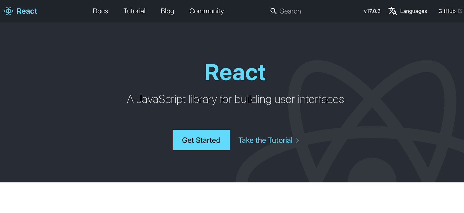React