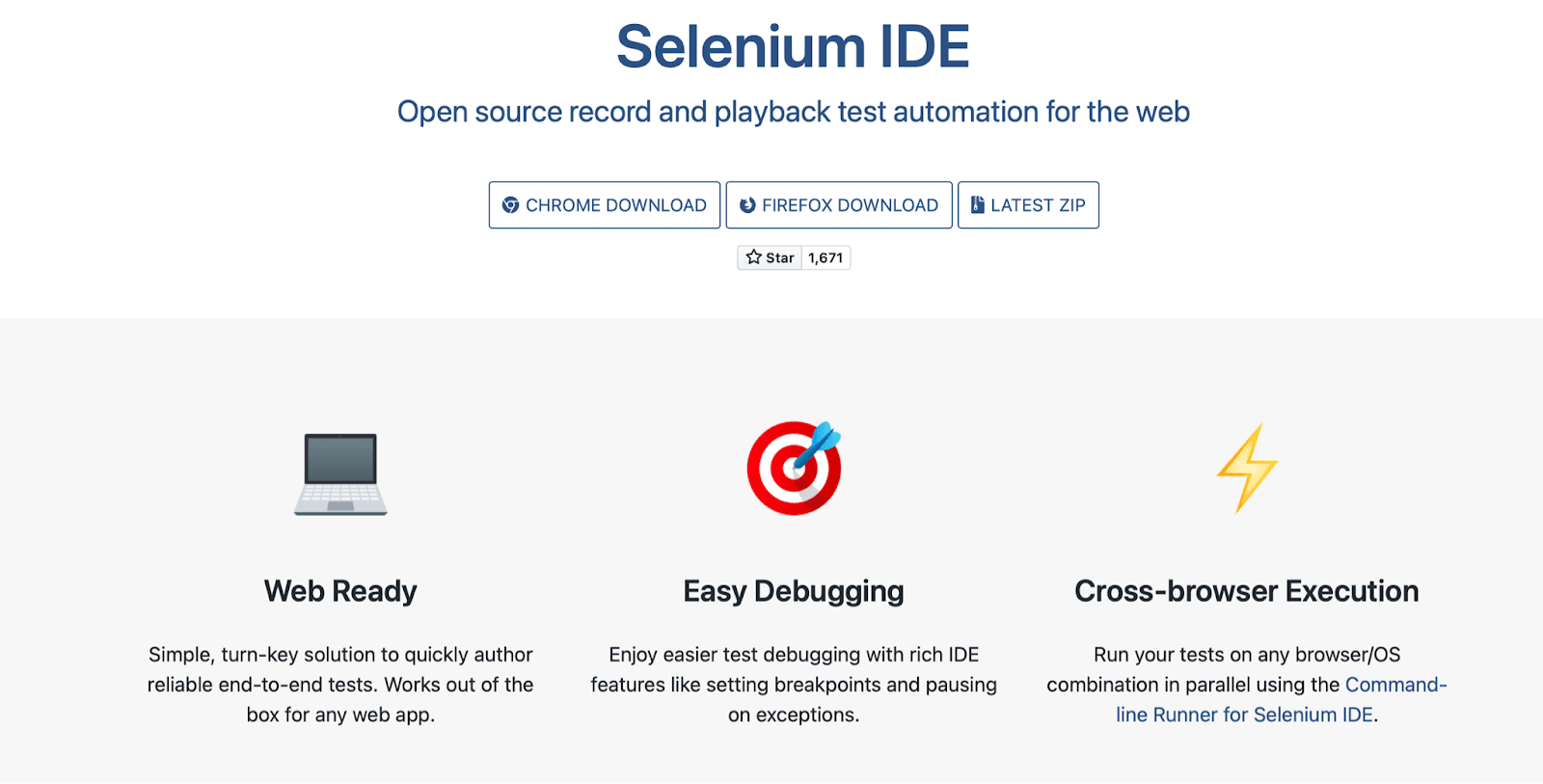 Selenium IDE