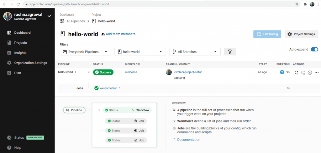 successful execution successful execution