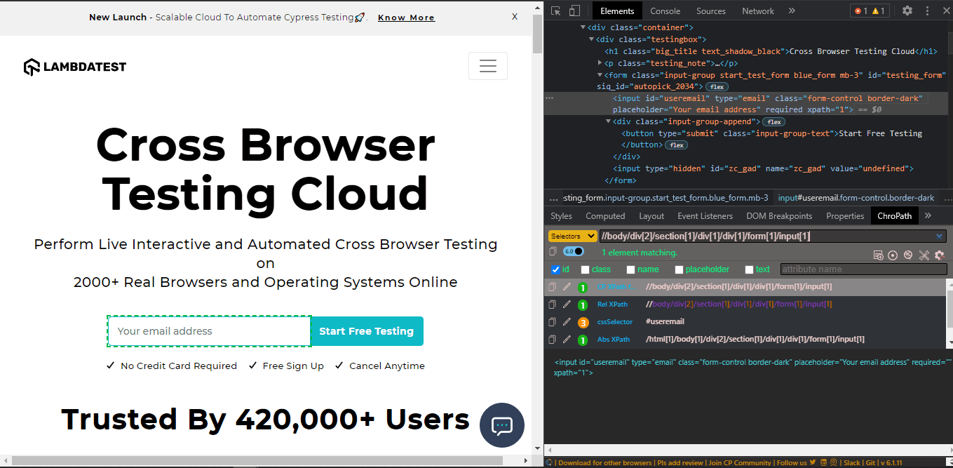 Locate Elements by XPath Locate Elements by XPath