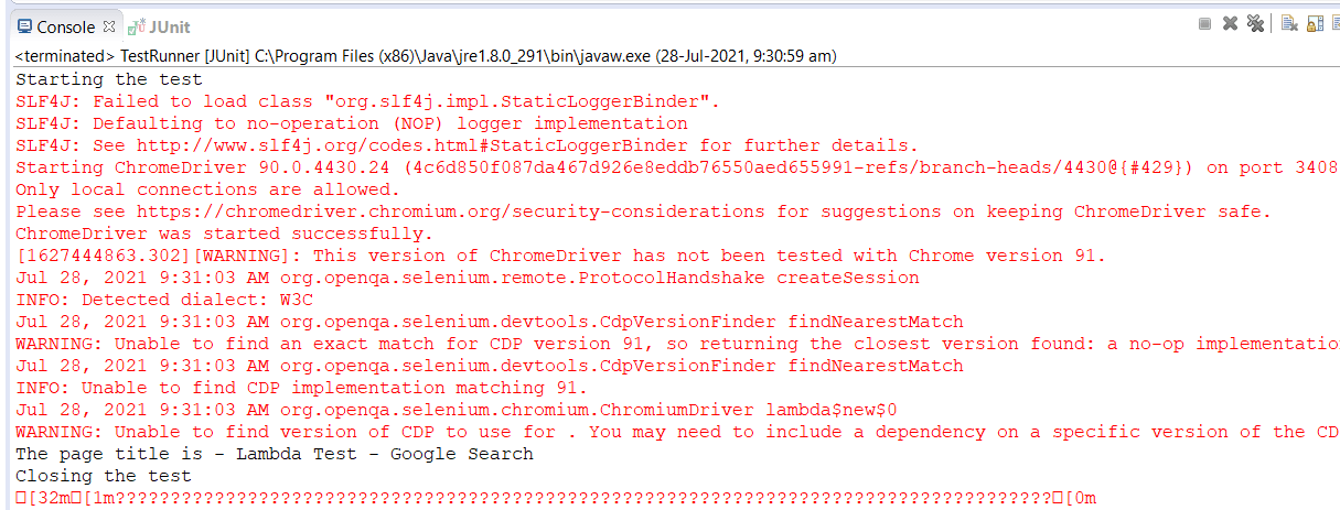 executing the above executing the above