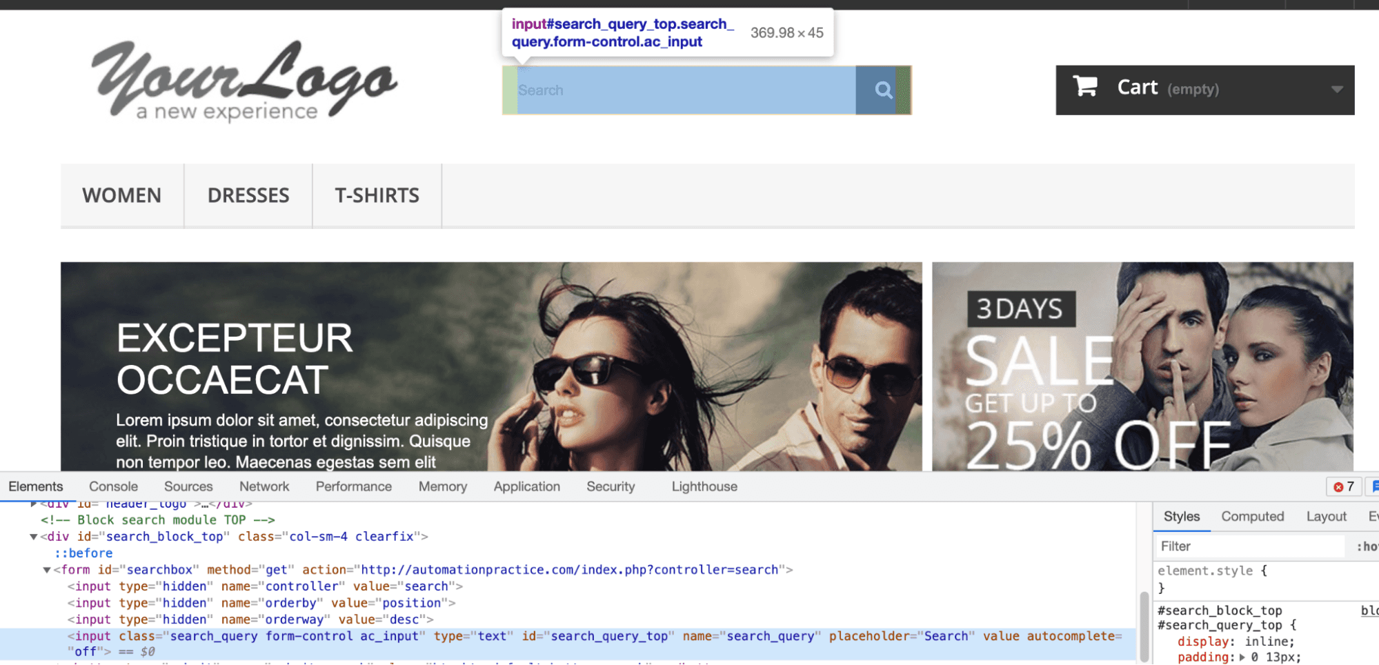 Cypress locators Cypress locators