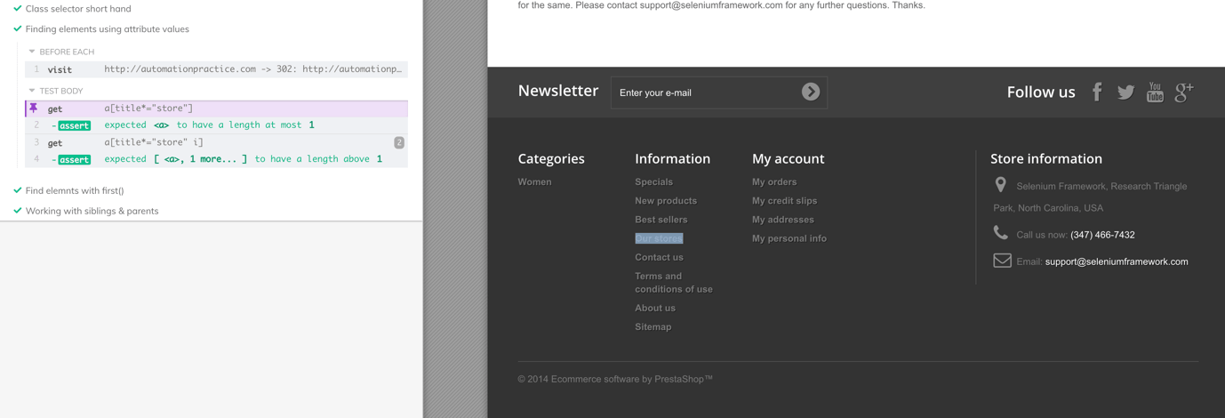 Cypress Locators Cypress Locators