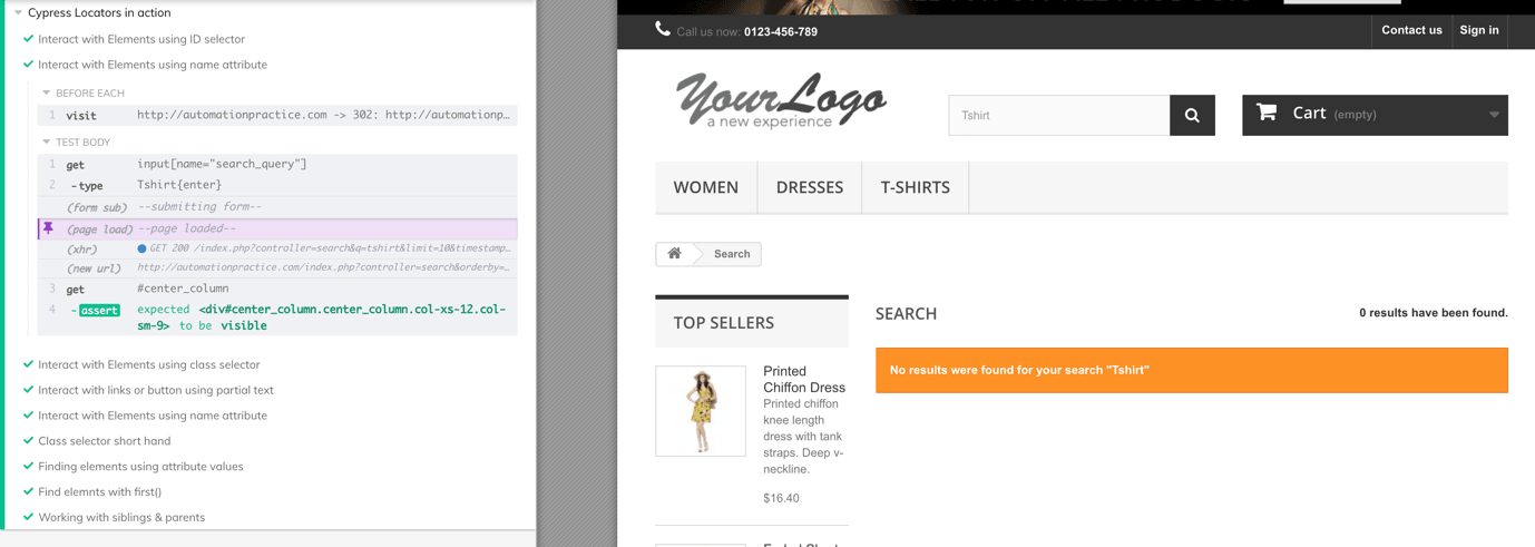 Cypress Locators Cypress Locators