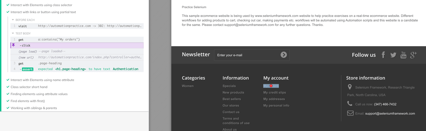 Cypress Locators Cypress Locators