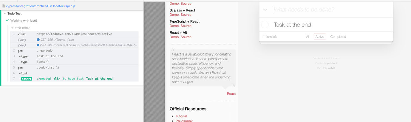 Cypress Locators Cypress Locators