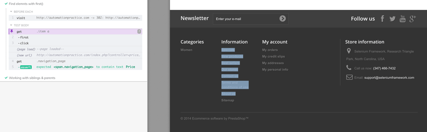 Cypress Locators Cypress Locators