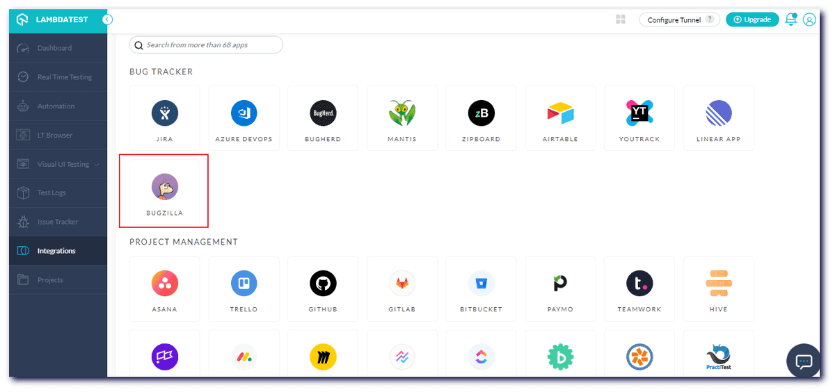 Integration with Bugzilla