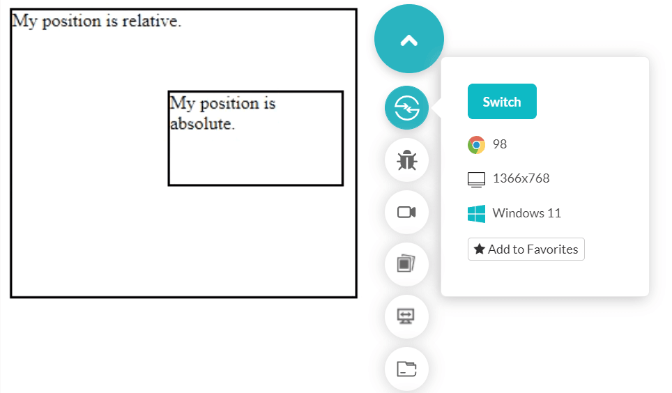 The output is rendered The output is rendered