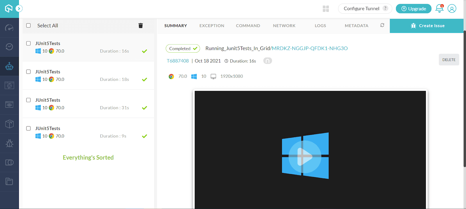 video attached to the test on this page