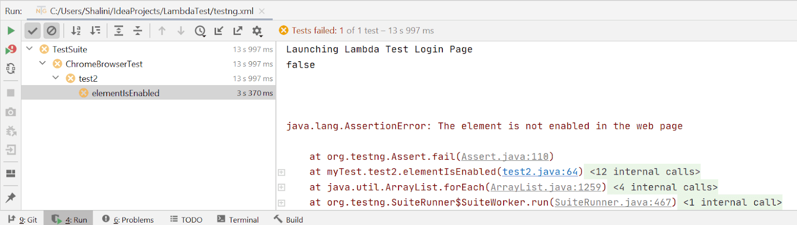 IsDisplayed in Selenium Webdriver 