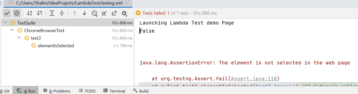 Selenium Webdriver is Displayed() 