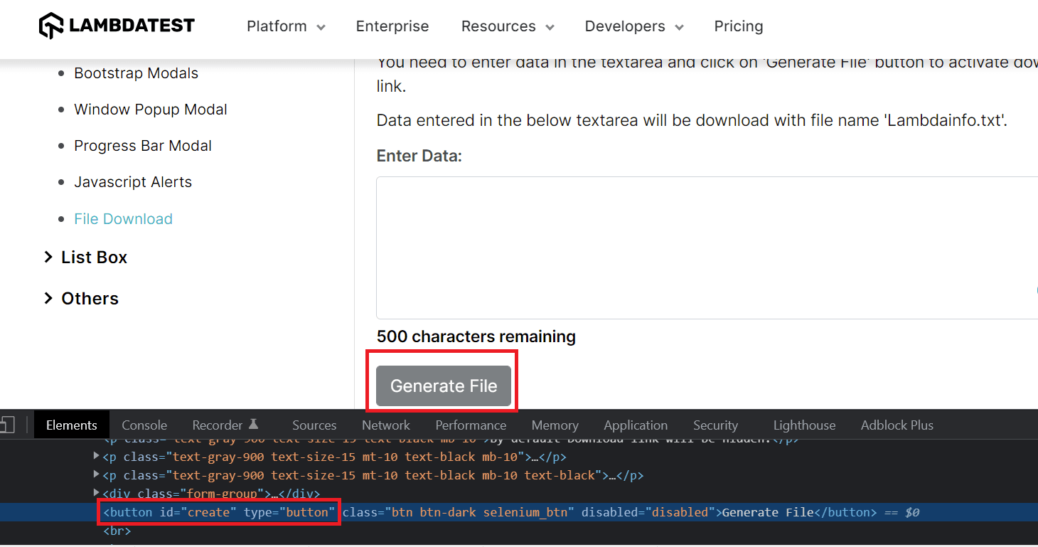Using Displayed in Selenium 