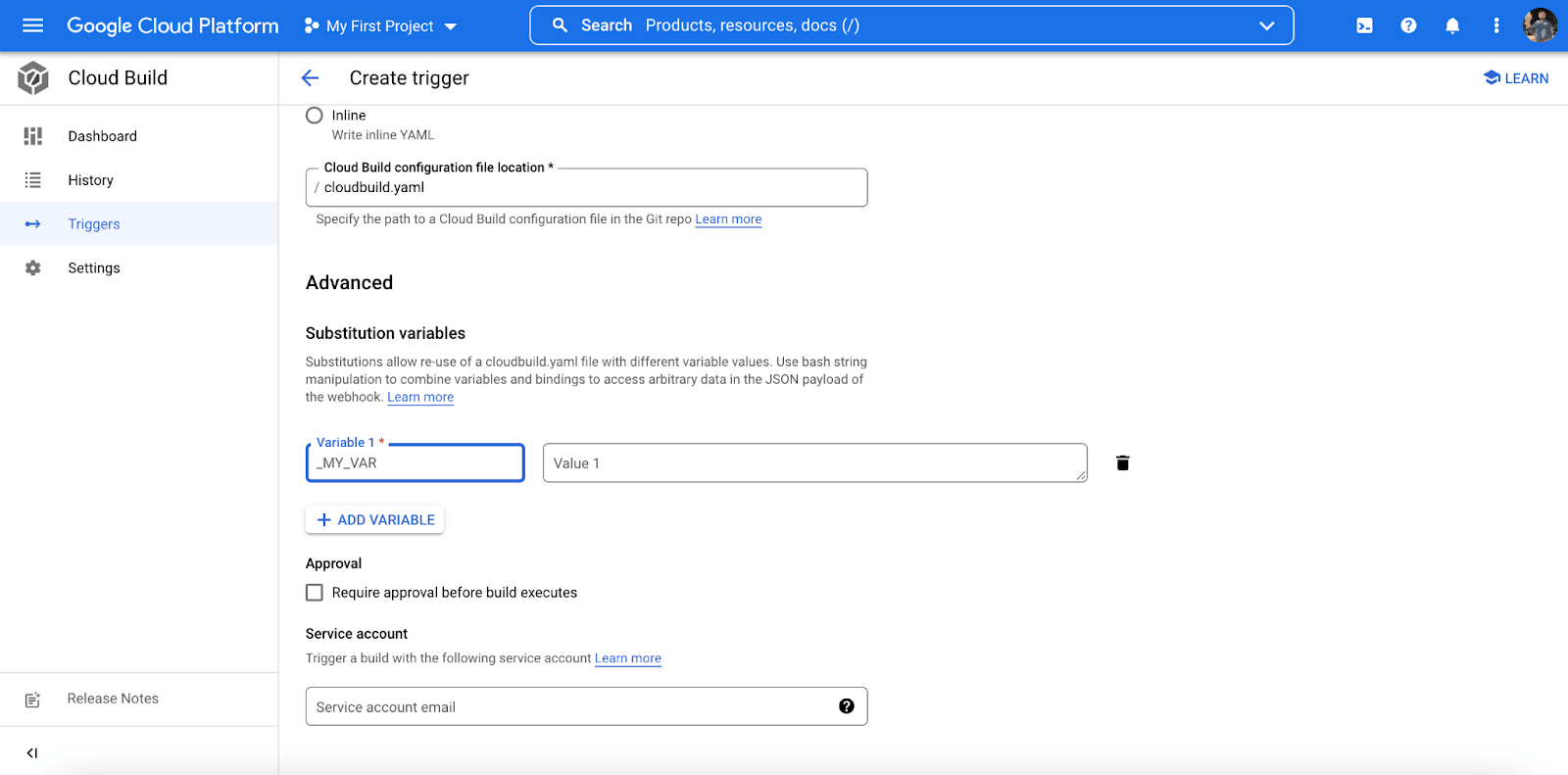 ADD VARIABLE ADD VARIABLE