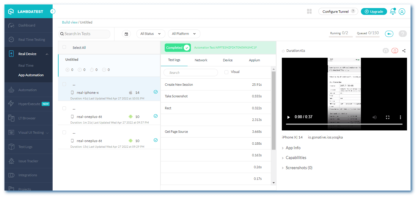 Bitrise CI integration for Testing 