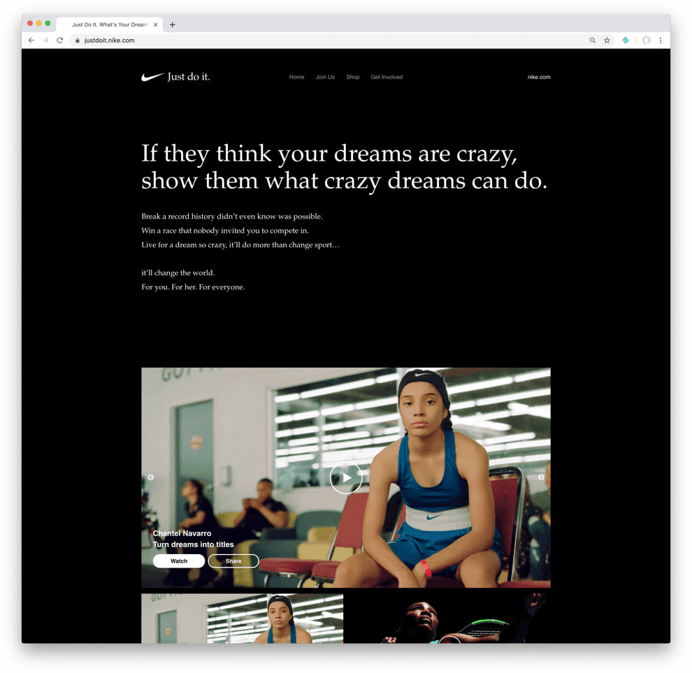 Nike using Netlify