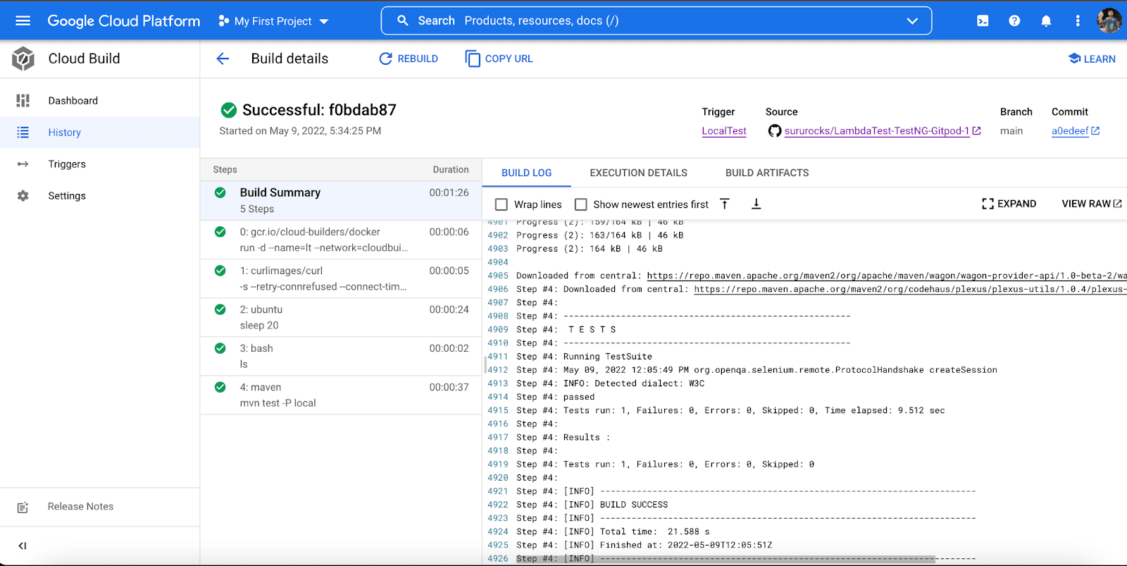 Running’ or ‘Successful Running’ or ‘Successful