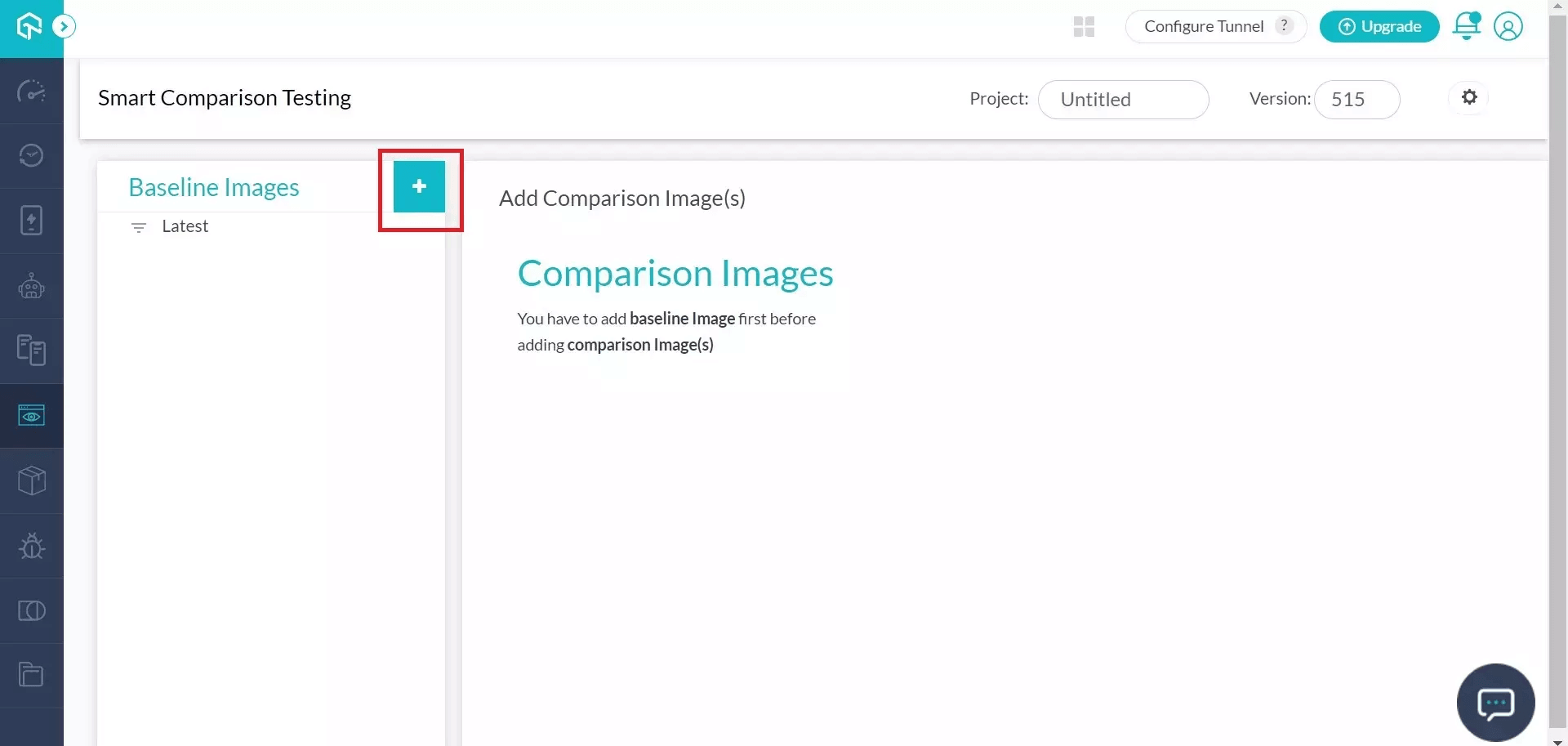 Step for Smart Visual Testing