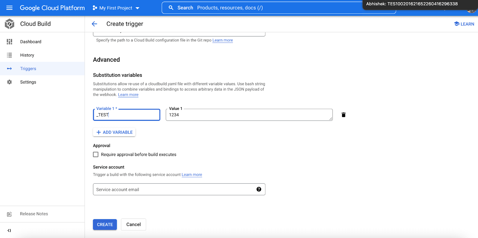 ‘Create’ ‘Create’